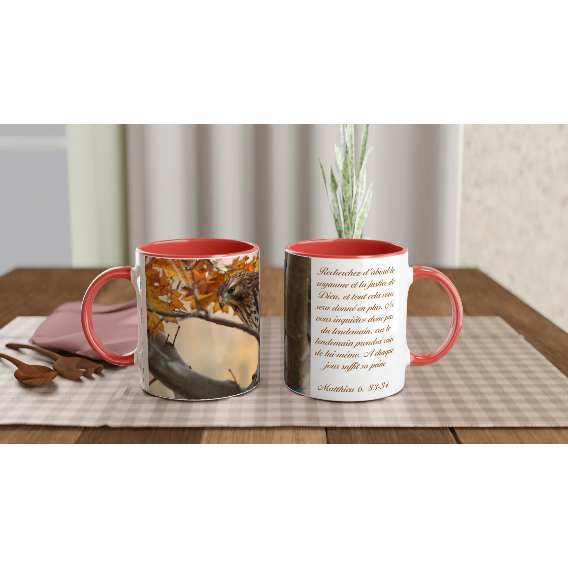 Tasse-Buse-timide-montage-Mat-6-33-34-rouge