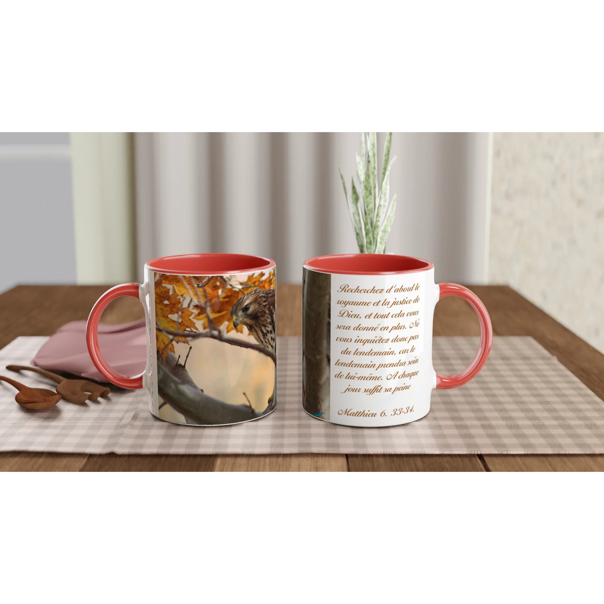 Tasse-Buse-timide-montage-Mat-6-33-34-rouge