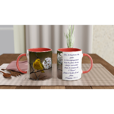 Tasse-Paruline-jaune-Psm-23-6-rouge
